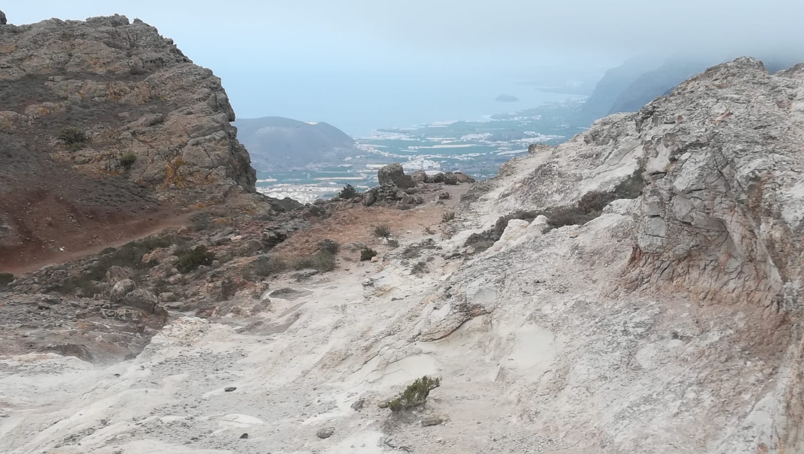 Ruta al caserío de Teno Alto