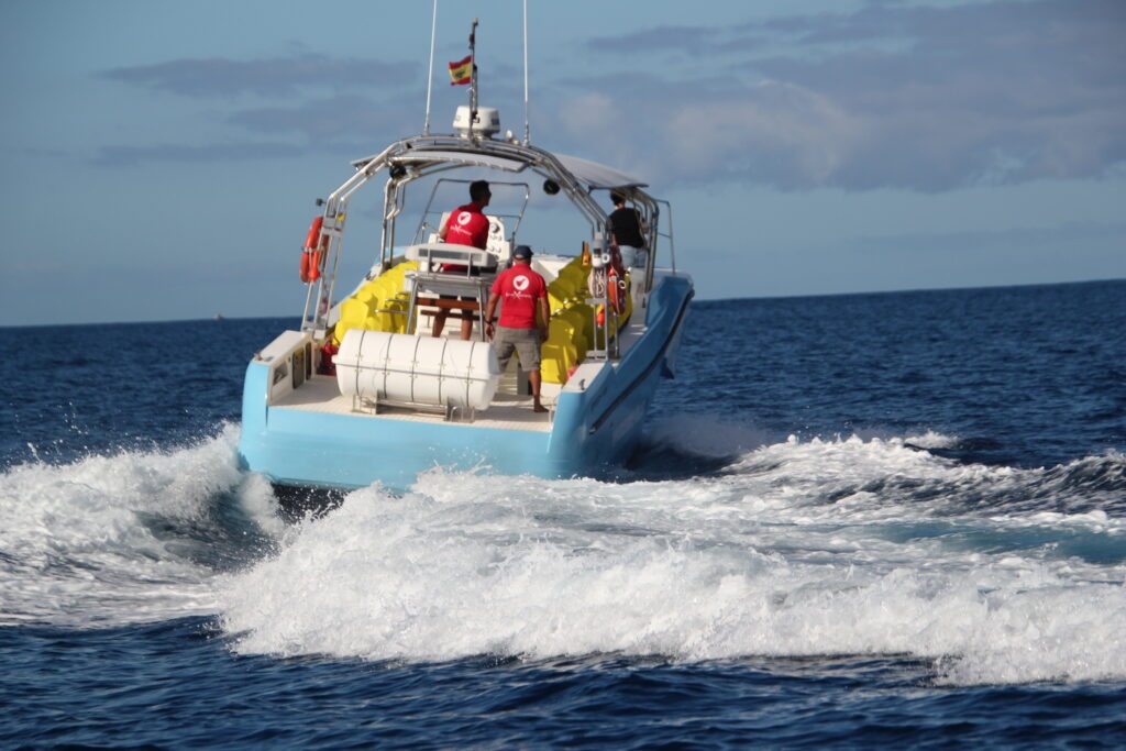 Los Gigantes en barco desde Los Cristianos
