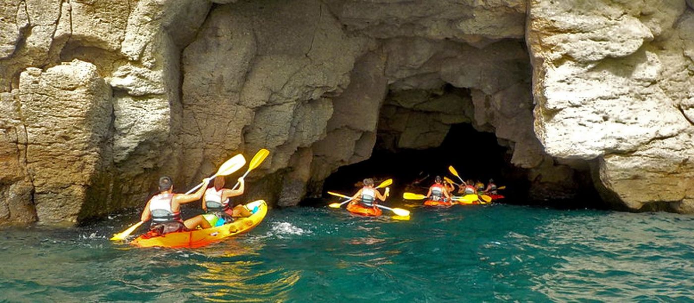 Kayak por la costa de Arguineguín